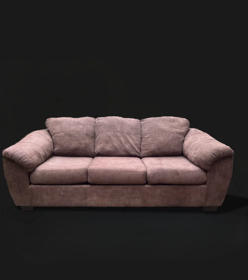 Brown 3-seater couch