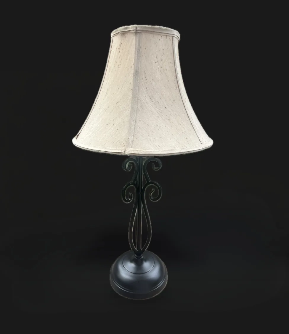 Iron vintage table lamp